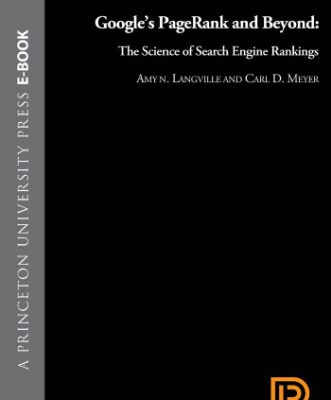 خرید و دانلود نسخه کامل کتاب Google’s Pagerank and Beyond: The Science of Search Engine Rankings