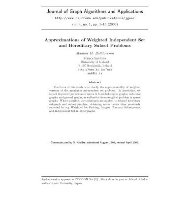 خرید و دانلود نسخه کامل کتاب Graph algorithms and applications 2