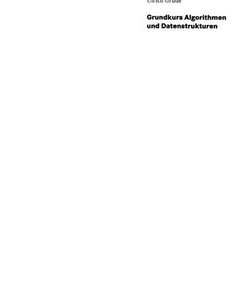 خرید و دانلود نسخه کامل کتاب Grundkurs Algorithmen und Datenstrukturen: Eine Einführung in die praktische Informatik mit Java