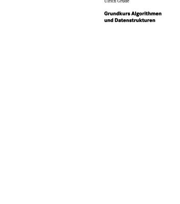 خرید و دانلود نسخه کامل کتاب Grundkurs Algorithmen und Datenstrukturen: Eine Einführung in die praktische Informatik mit Java