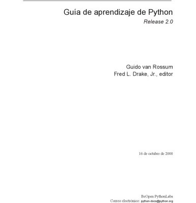خرید و دانلود نسخه کامل کتاب Guía de aprendizaje de Python