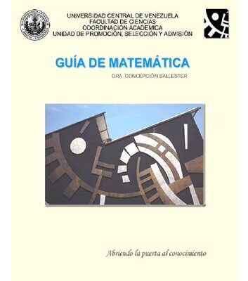 خرید و دانلود نسخه کامل کتاب Guía de Matemática para el examen de admisión de la Facultad de Ciencias de la UCV