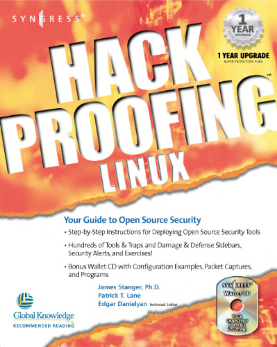 خرید و دانلود نسخه کامل کتاب Hack Proofing Linux : A Guide to Open Source Security