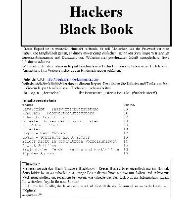 خرید و دانلود نسخه کامل کتاب Hackers Blackbook