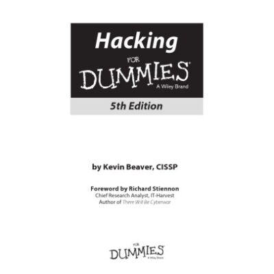 خرید و دانلود نسخه کامل کتاب Hacking For Dummies