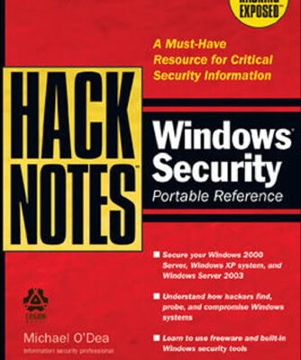 خرید و دانلود نسخه کامل کتاب HackNotes Windows Security Portable Reference
