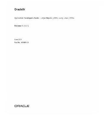 خرید و دانلود نسخه کامل کتاب Higgins S, Kotsovolos S, Raphaely D Oracle 9i Application Developers Guide – Large Objects (LOBs) using Java (JDBC[ ]7-01) (2001)(release 9 0 1)(670s)