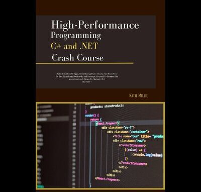 خرید و دانلود نسخه کامل کتاب High-Performance Programming C# and .NET Crash Course