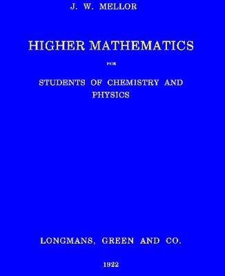 خرید و دانلود نسخه کامل کتاب Higher Mathematics for Students of Chemistry and Physics