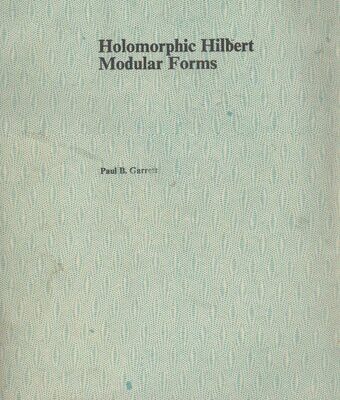 خرید و دانلود نسخه کامل کتاب Holomorphic Hilbert Modular Forms