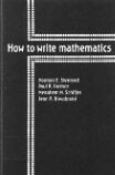 خرید و دانلود نسخه کامل کتاب How to write mathematics
