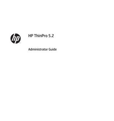 خرید و دانلود نسخه کامل کتاب HP ThinPro 5.2 Administrator Guide