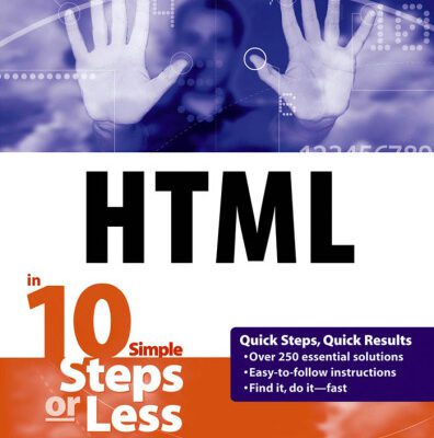 خرید و دانلود نسخه کامل کتاب HTML in 10 Steps or Less