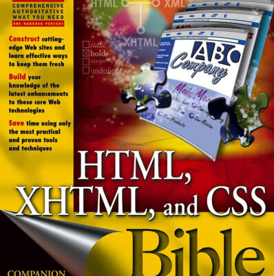 خرید و دانلود نسخه کامل کتاب HTML, XHTML and CSS Bible