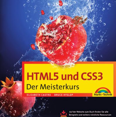 خرید و دانلود نسخه کامل کتاب HTML5 und CSS3: der Meisterkurs