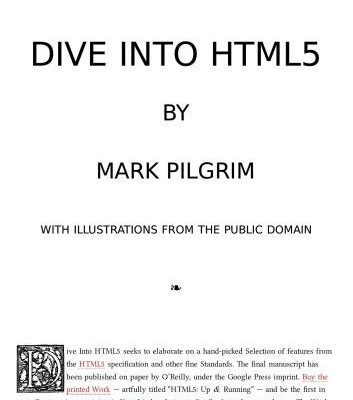 خرید و دانلود نسخه کامل کتاب HTML5: Up and Running