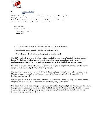 خرید و دانلود نسخه کامل کتاب IBM Websphere Application Server V5.0 System Management and Configuration