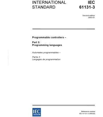 خرید و دانلود نسخه کامل کتاب IEC 61131-3 Programmable controllers – Part 3: Programming languages