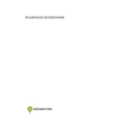خرید و دانلود نسخه کامل کتاب Igazságos elosztások