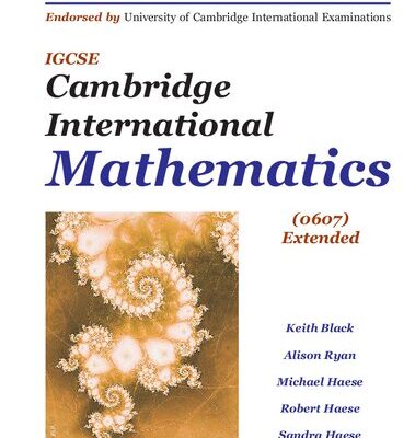 خرید و دانلود نسخه کامل کتاب IGCSE Cambridge International Mathematics (0607) Extended