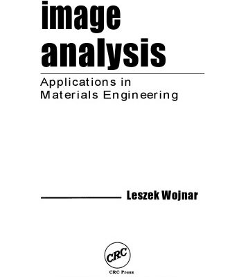 خرید و دانلود نسخه کامل کتاب Image Analysis: Applications in Materials Engineering