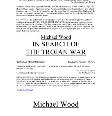 خرید و دانلود نسخه کامل کتاب In Search of the Trojan War (Plume)