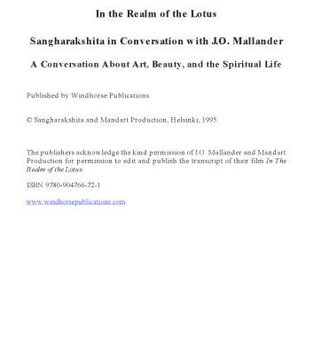 خرید و دانلود نسخه کامل کتاب In the Realm of the Lotus: A Conversation about Art, Beauty and the Spiritual Life