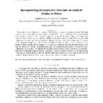 خرید و دانلود نسخه کامل کتاب Incorporating retrospective data into an analysis of time to illness