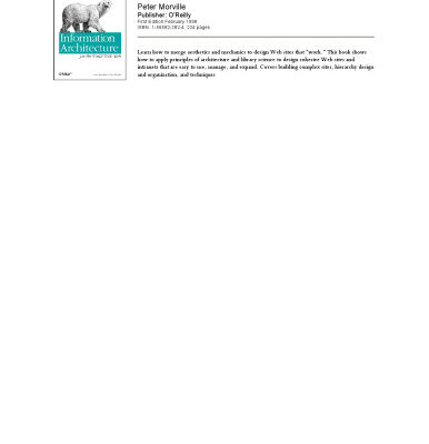 خرید و دانلود نسخه کامل کتاب Information Architecture for the World Wide Web: Designing Large-scale Web Sites