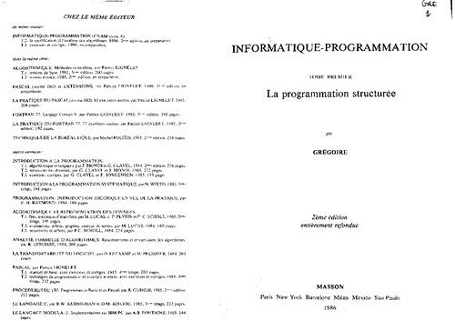 خرید و دانلود نسخه کامل کتاب Informatique-Programmation : La Programmation Structurée_686553acd3e7a.jpeg خرید و دانلود نسخه کامل کتاب Informatique-Programmation : La Programmation Structurée