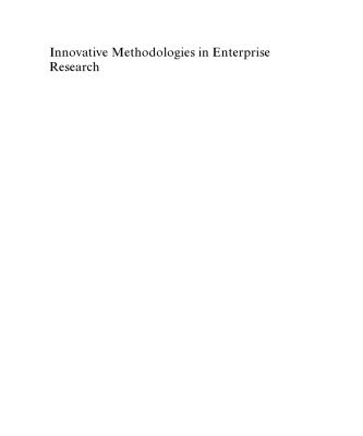 خرید و دانلود نسخه کامل کتاب Innovative Methodologies in Enterprise Research