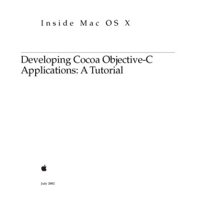 خرید و دانلود نسخه کامل کتاب Inside Mac OS X – Developing Cocoa Objective-C Applications – A Tutorial
