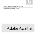 خرید و دانلود نسخه کامل کتاب Instructional Technology Center. Adobe Acrobat Professional 6.0