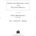 خرید و دانلود نسخه کامل کتاب Instructor’s Resource Guide and Solutions Manual to Finite Mathematics