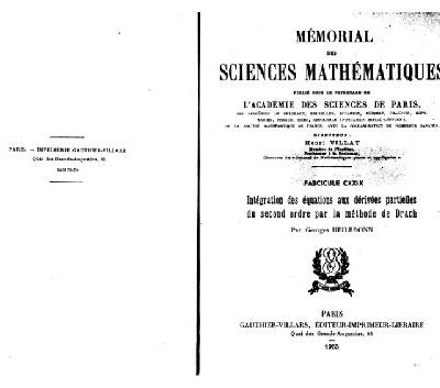 خرید و دانلود نسخه کامل کتاب Integration des equations aux derivees partielles par la methode de Drach