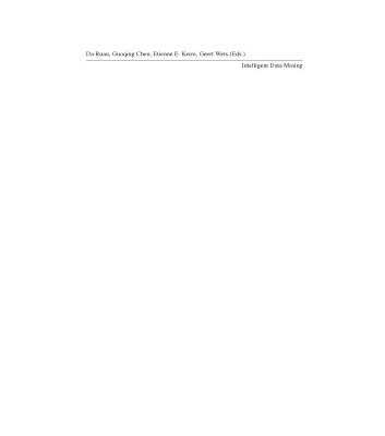 خرید و دانلود نسخه کامل کتاب Intelligent Data Mining: Techniques and Applications