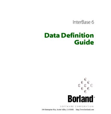 خرید و دانلود نسخه کامل کتاب Interbase DataDef