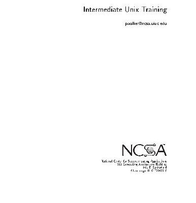 خرید و دانلود نسخه کامل کتاب Intermediate Unix Training