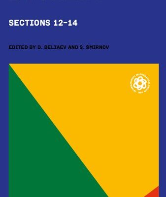 خرید و دانلود نسخه کامل کتاب International Congress of Mathematicians 2022 July 6–14 Proceedings: Sections 12-14