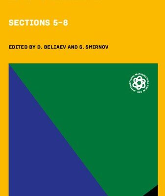 خرید و دانلود نسخه کامل کتاب International Congress of Mathematicians 2022 July 6–14 Proceedings: Sections 5-8