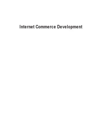 خرید و دانلود نسخه کامل کتاب Internet Commerce Development