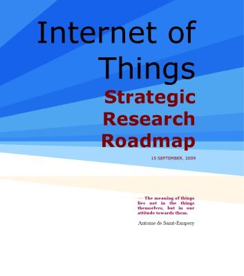 خرید و دانلود نسخه کامل کتاب Internet of Things Strategic Research Roadmap