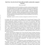 خرید و دانلود نسخه کامل کتاب InterNyet: why the Soviet Union did not build a nationwide computer network