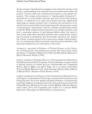 خرید و دانلود نسخه کامل کتاب Intervention and Transnationalism in Africa: Global-Local Networks of Power