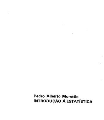 خرید و دانلود نسخه کامل کتاب INTRODUÇÃO A ESTATÍSTICA