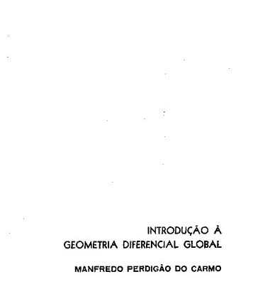 خرید و دانلود نسخه کامل کتاب Introdução à Geometria Diferencial Global