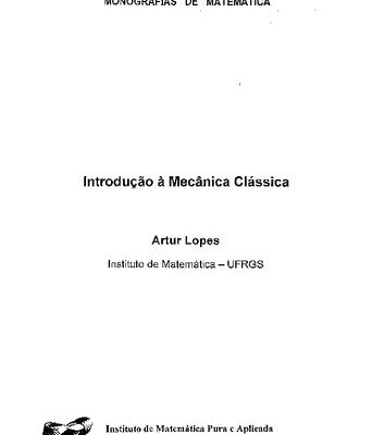 خرید و دانلود نسخه کامل کتاب Introdução à Mecânica Clássica