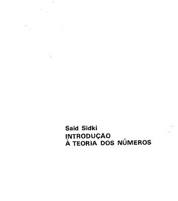 خرید و دانلود نسخه کامل کتاب Introdução à Teoria dos Números
