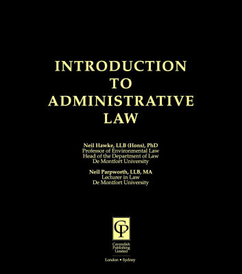 خرید و دانلود نسخه کامل کتاب Introduction To Administrative Law