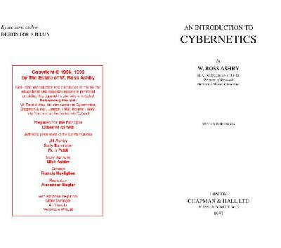 خرید و دانلود نسخه کامل کتاب Introduction to cybernetics